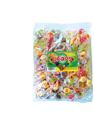 Image of: Бонбони Мини дропс, плодови, 170 броя, 500 g